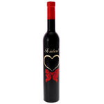 Bottle of wine with heart 1