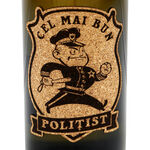 Wine in a personalized bottle policeman 4