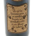 Personalized bottle with greeting at every step 3