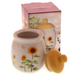 Sugar bowl with Sunflowers 1