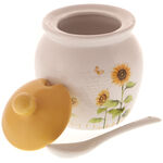 Ceramic sugar bowl with Sunflowers 1