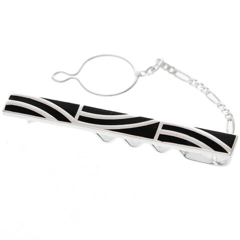 Silver Lines Tie Pin