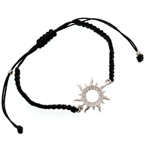 Silber Adjustable Bracelet with Sun