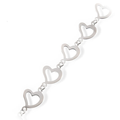 Silver Heart Bracelet