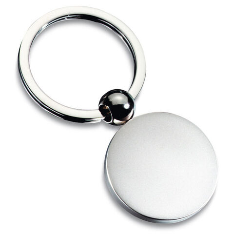 Keyring with polished ball