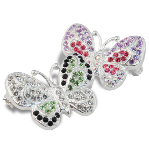 Jewelry Silver Butterfly Brooch Pendant