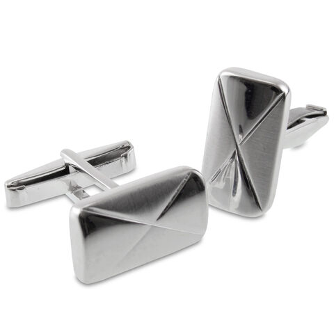 Men's Shirt Silver Cufflinks