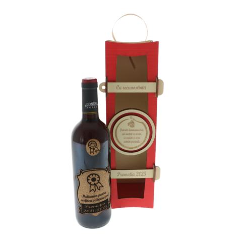 Teacher Gift Personalized bottle in Red Box