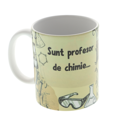 Cadou Profesor Chimie Cană Personalizată 350ml