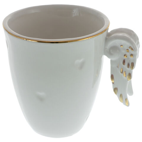 Angel wing tea cup