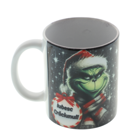 Cana Crăciun Grinch „Iubesc Crăciunul… Glumeam"