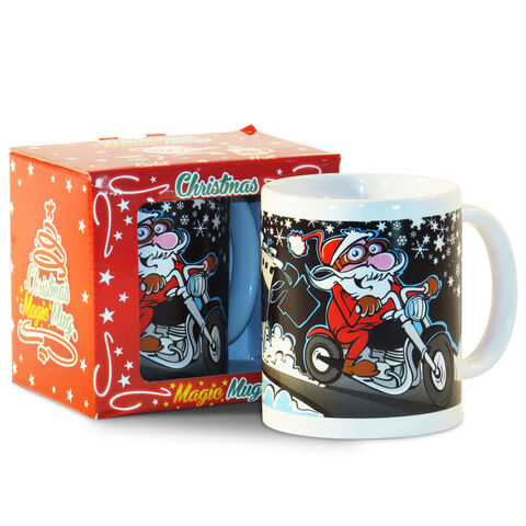 Magic Christmas Mug: Motorcycle