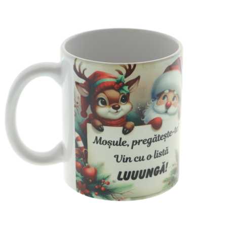Personalized Christmas Mug 350 ml – Santa Get Ready