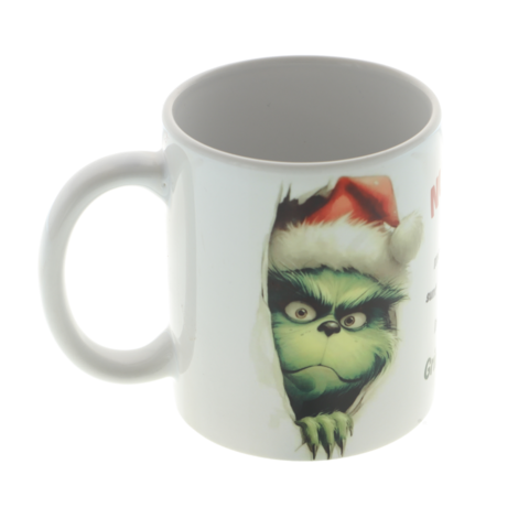 Cana Grinch „Nu sunt morocănos… sunt în modul Grinch” – Cadou haios Crăciun | 350 ml