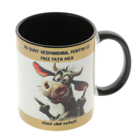 Cana personalizata haioasa Nu sunt responsabil 300ml