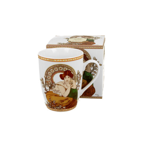 Topáz Alfons Mucha porcelán bögre 360ml