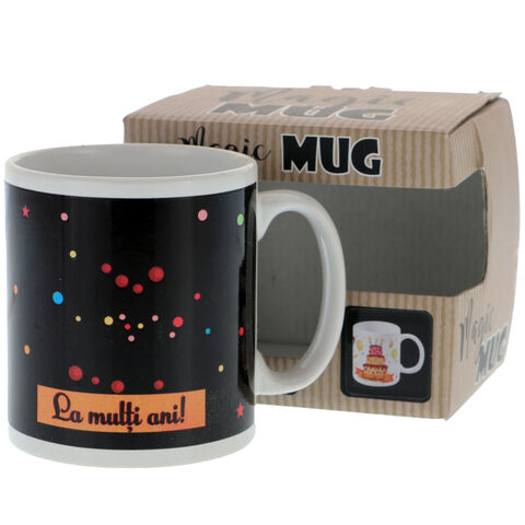 Thermosensitive mug with cake