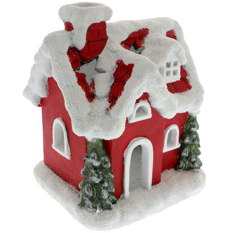 Red ceramic house