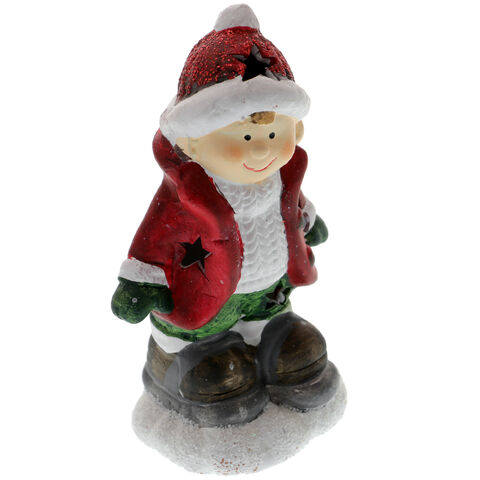 Ceramic Boy Christmas Decoration