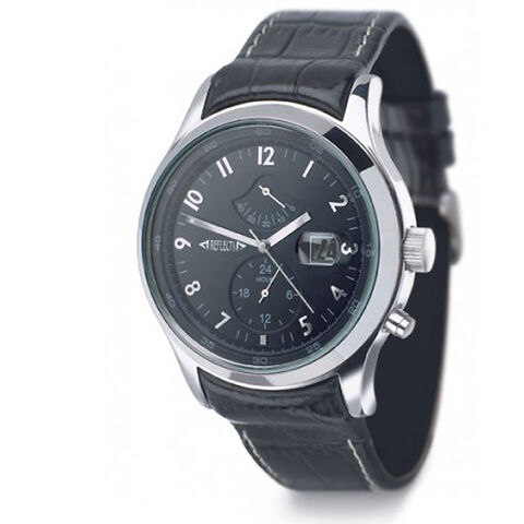 Automatic wrist watch stylish black