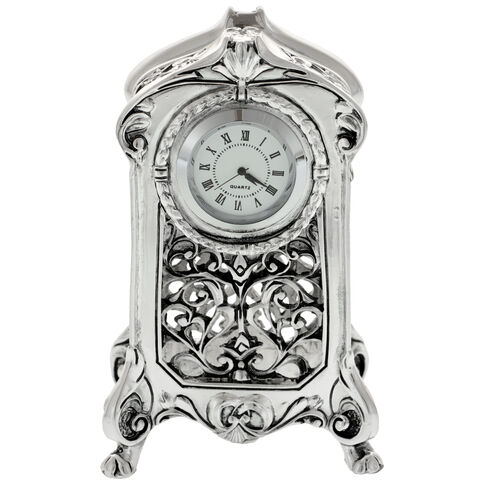 Desk clock Highclass Fireplace 12 cm