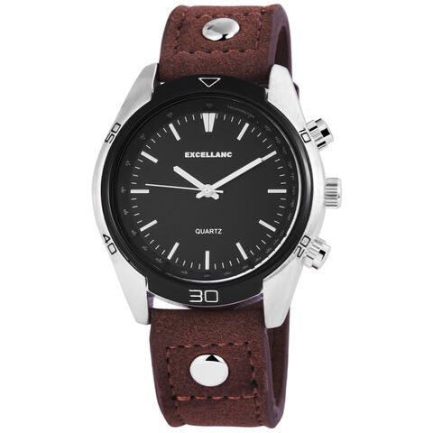 Men's watch classic brown