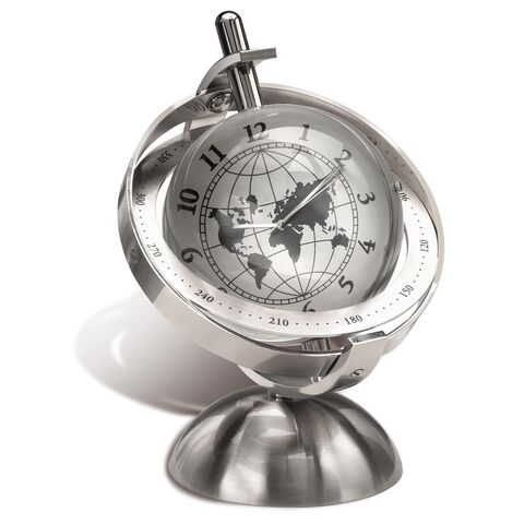 Globe Clock with Magnifying lense