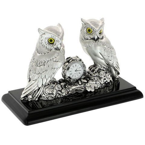 Highclass owl clock 23cm