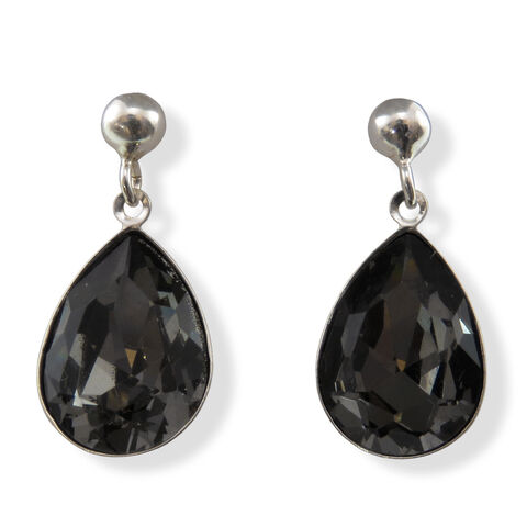 Black Crystal Earrings