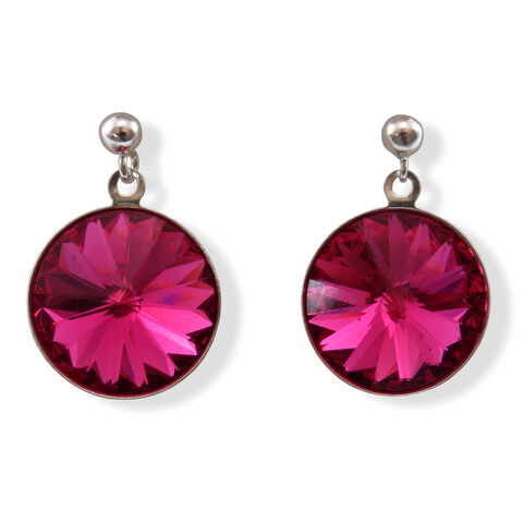 Pink Swarovski Earrings