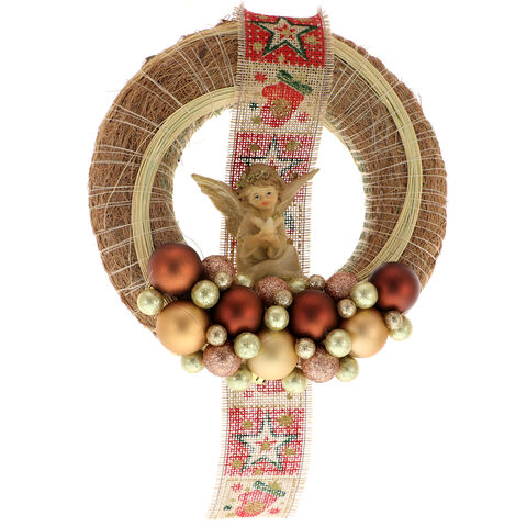 Christmas Door Wreath Angel