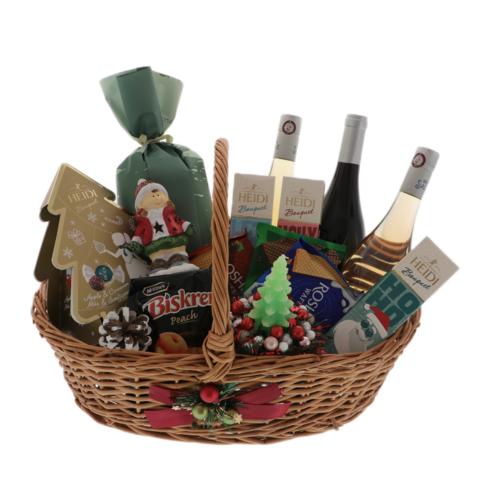 Three Musketeers Christmas gift basket