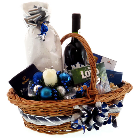 Snowflake Christmas Basket