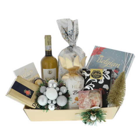 Golden Moments Christmas gift basket