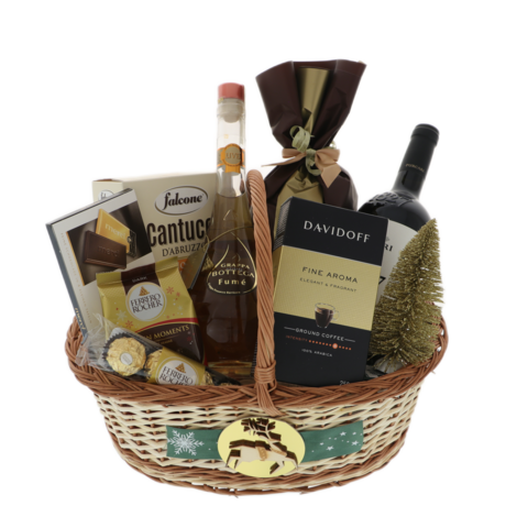 Grappa Fume Christmas gift basket