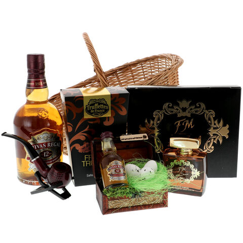 Elegant Men Easter Gift Basket