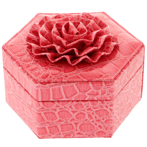 Jewelry box with flower