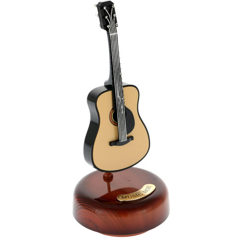 Music box with guitar