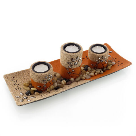 Decor cu 3 Candele