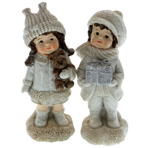 Téli figura lány vagy fiú 10 cm