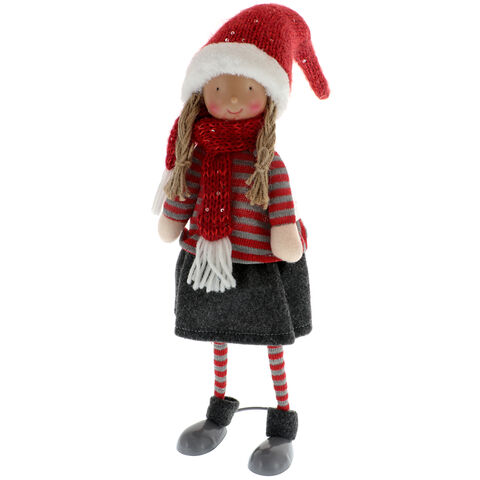 Doll in winter clothes