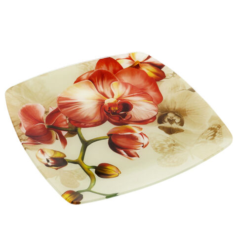 Orchids fruit bowl