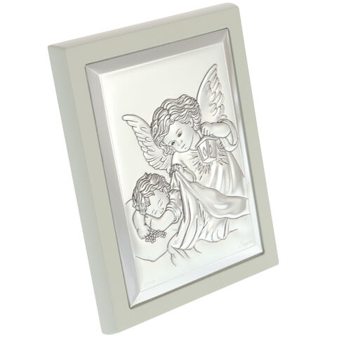 Guardian Angel Icon with White Frame