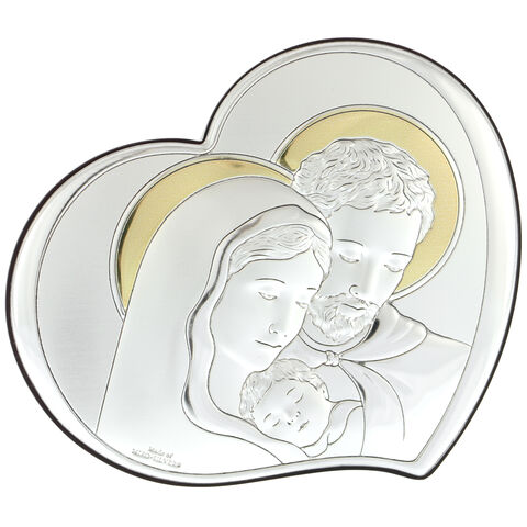 Heart Icon Holy Family 11cm