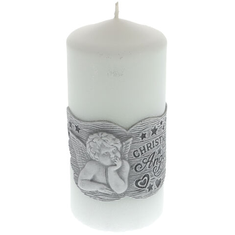 White candle Christmas Angel