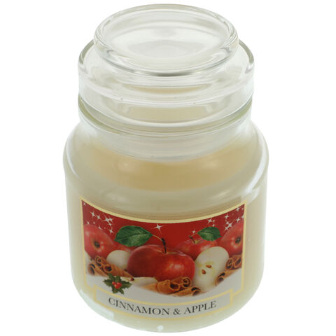 Scented Candle apples and cinnamon