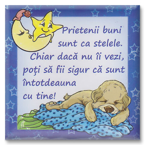 Magnet frigider Prietenii buni sunt ca stelele