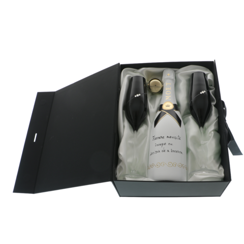 Moet Ice imperial customized with crystal glasses