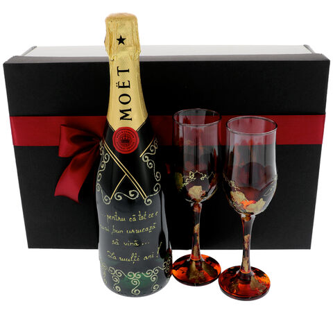 Moet personalizat cu Pahare
