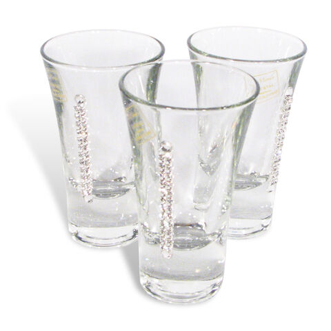 Chrystal glasses with swarovski chrystals